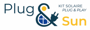 Logo de Plug & Sun, fournisseur de kits solaires plug and play en Belgique