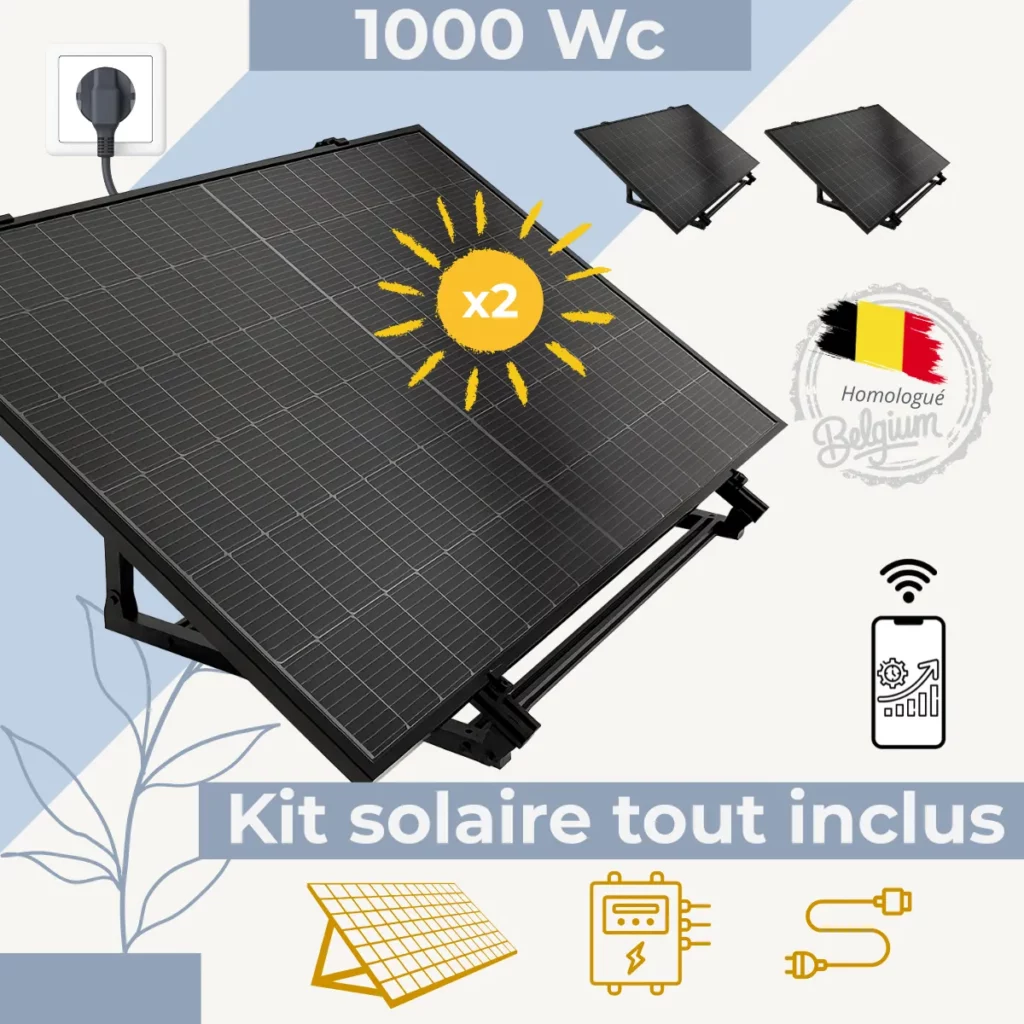 Kit solaire Plug and Play 1000 Wc