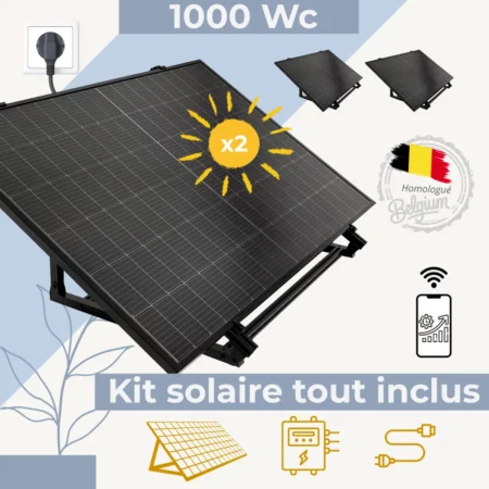 Kit solaire Plug and Play 1000 Wc