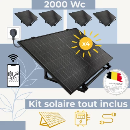 Kit solaire Plug and Play 2000 Wc