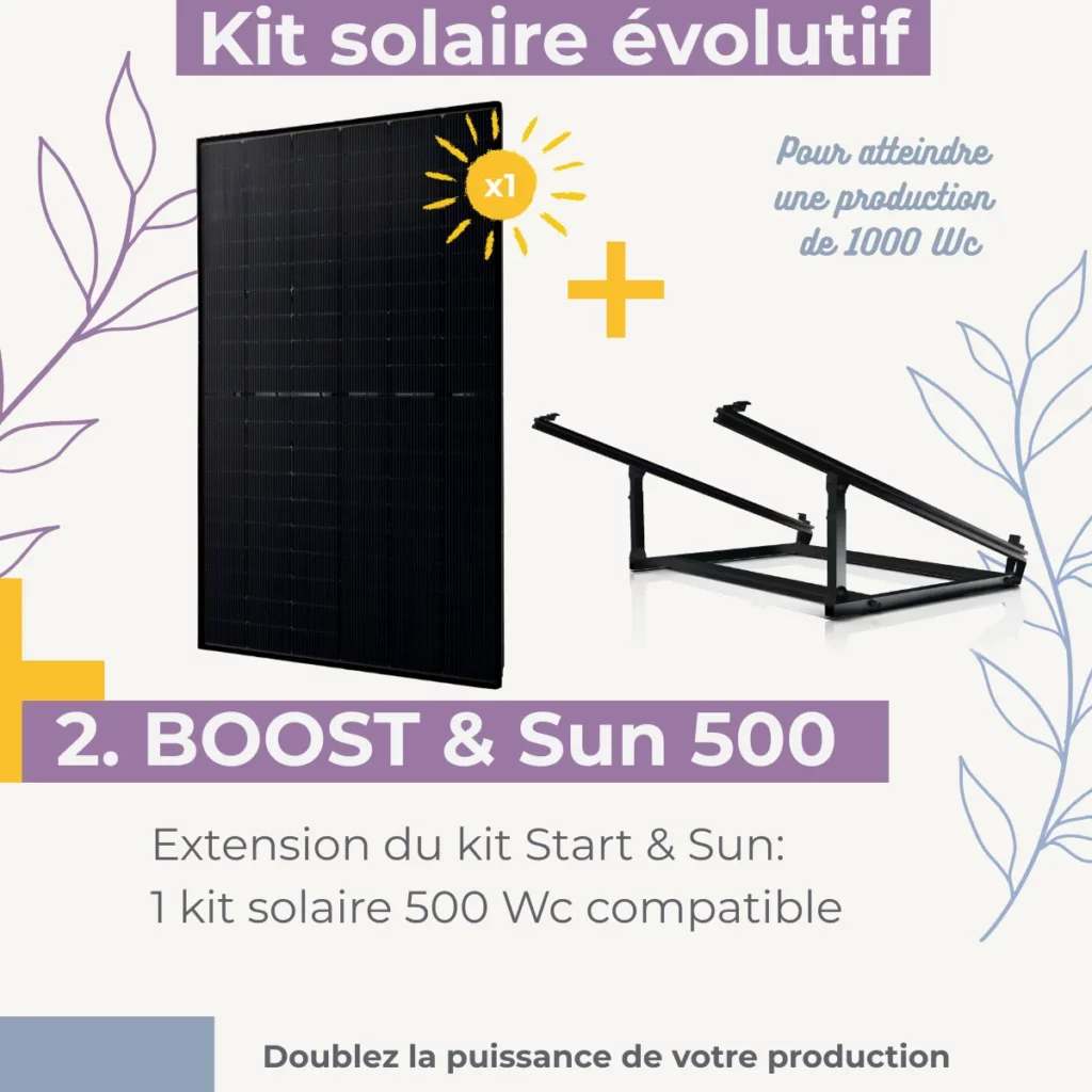Kit solaire Boost and Sun 500 Wc