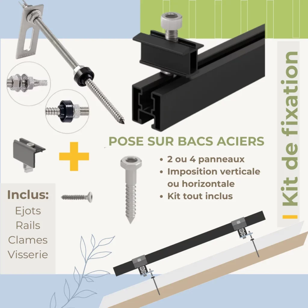 Kit de pose bac acier