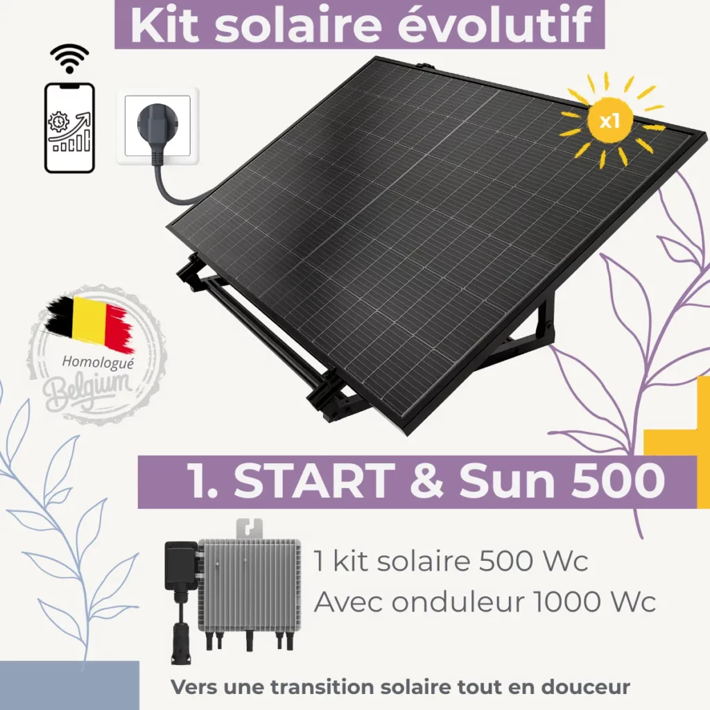 Kit solaire Start and Sun 500 Wc