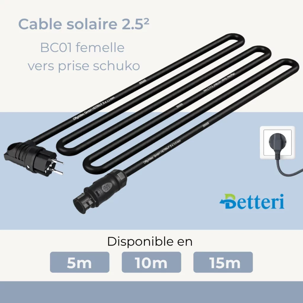 Câble AC Plug and Play