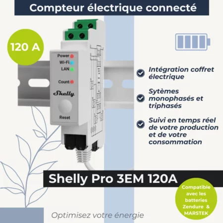 Shelly Pro 3EM 120A