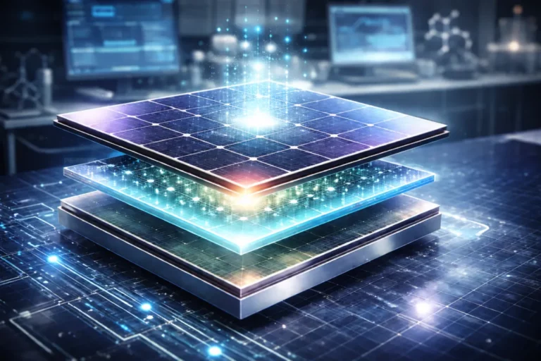 cellules photovoltaïques pérovskite-silicium