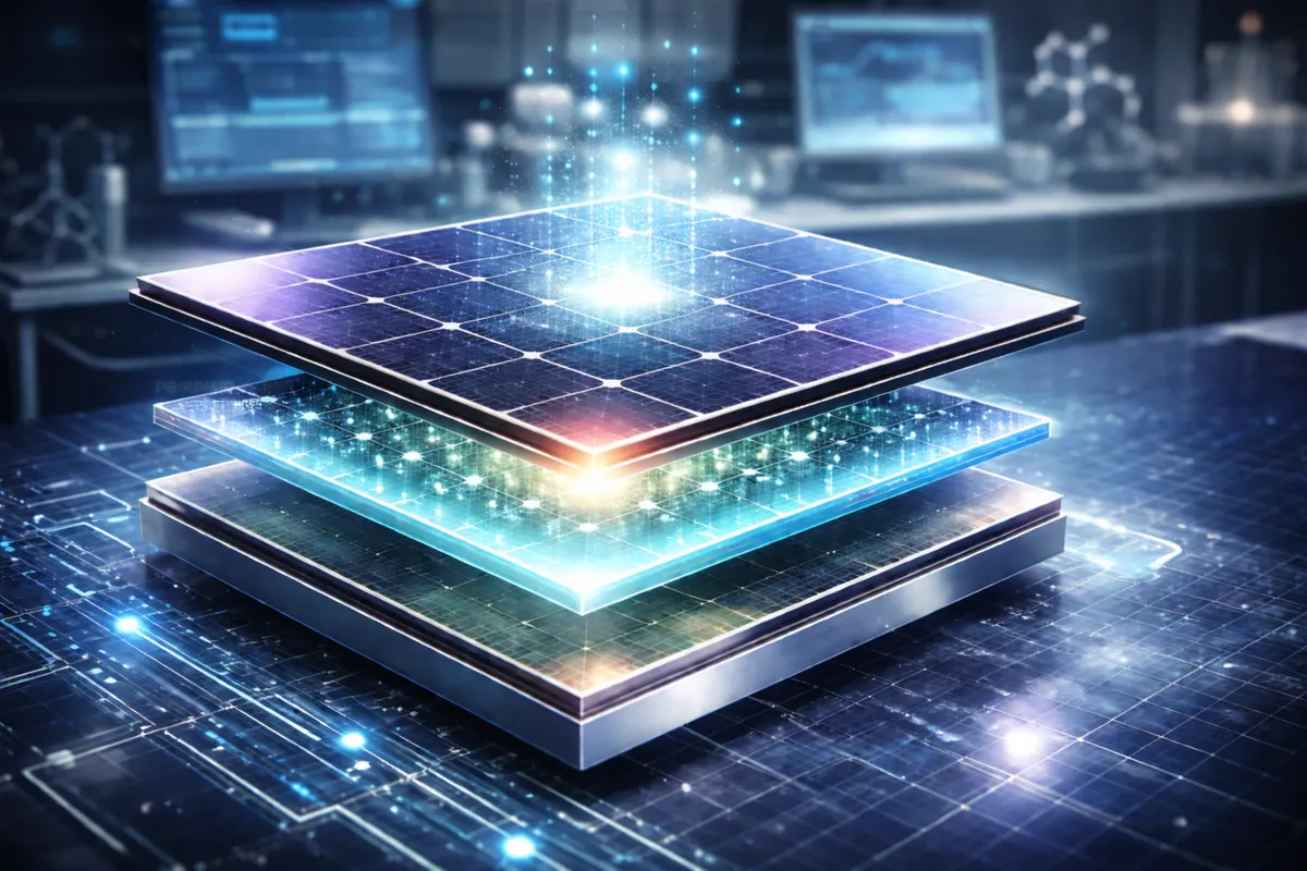 cellules photovoltaïques pérovskite-silicium