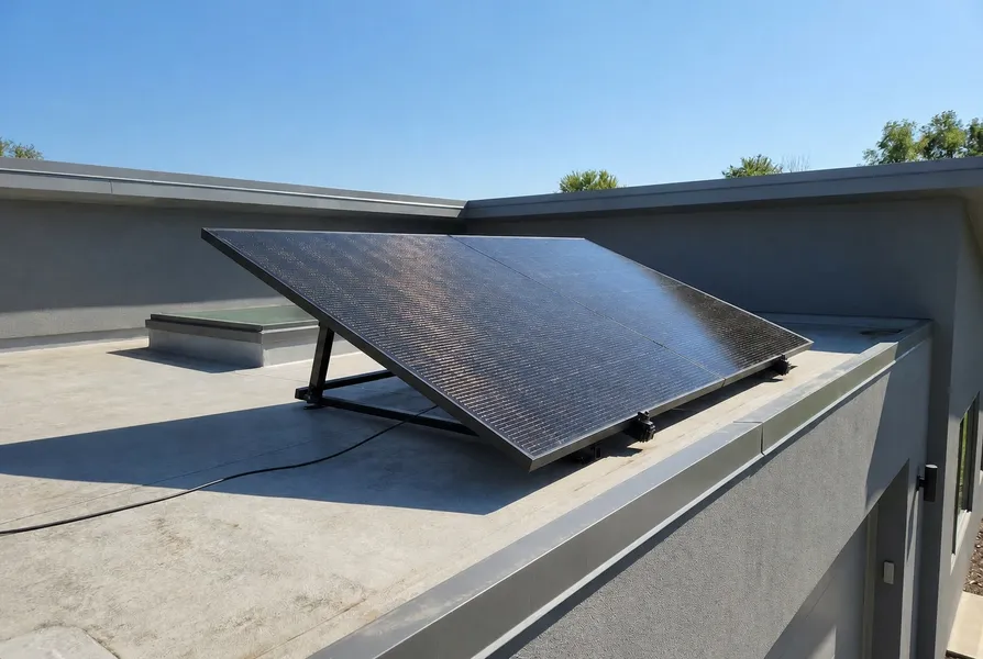 kit solaire toiture plate belgique