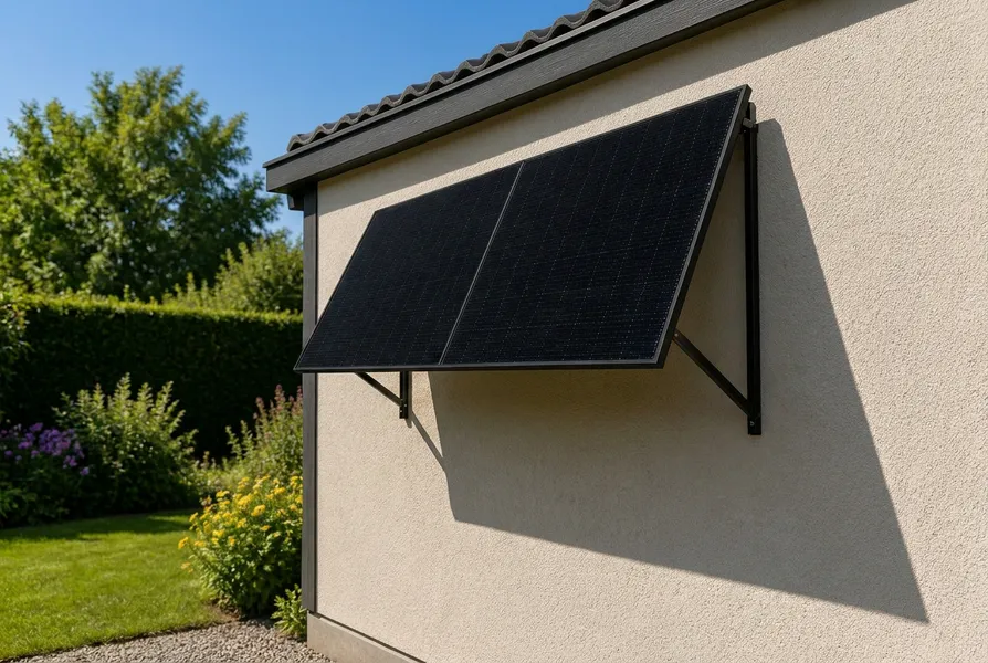 panneau solaire facade maison plug and play