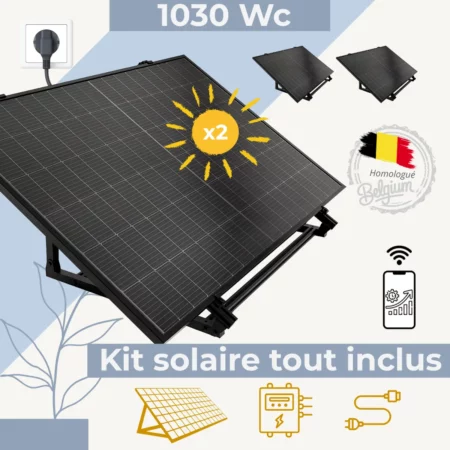 Kit solaire Plug and Play 1030 Wc